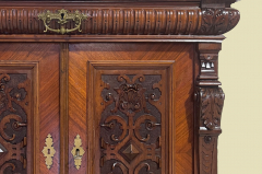 1880er ANTIK Gründerzeit Nußbaum Säulen Kommode Anrichte Buffet Vertiko von 1880