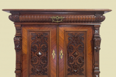 1880er ANTIK Gründerzeit Nußbaum Säulen Kommode Anrichte Buffet Vertiko von 1880