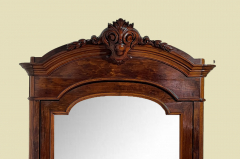 1840er ANTIK Louis Philippe Spiegel Wäsche Kleider Schrank von 1840 -zerlegbar-