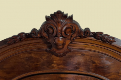 1840er ANTIK Louis Philippe Spiegel Wäsche Kleider Schrank von 1840 -zerlegbar-