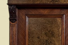 1880er Kleiderschrank ANTIK Gründerzeit Nußbaum Schrank von 1880