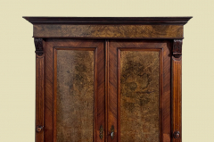 1880er Kleiderschrank ANTIK Gründerzeit Nußbaum Schrank von 1880