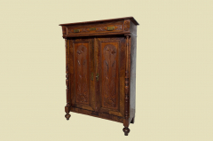 1920er Vertiko ANTIK Jugendstil Nußbaum Lebensbaum Kommode Schrank von 1920