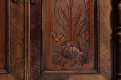 1920er Vertiko ANTIK Jugendstil Nußbaum Lebensbaum Kommode Schrank von 1920