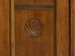 1920er Vertiko ANTIK Jugendstil Nußbaum Kommode Schrank von 1920