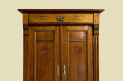 1920er Vertiko ANTIK Jugendstil Nußbaum Kommode Schrank von 1920