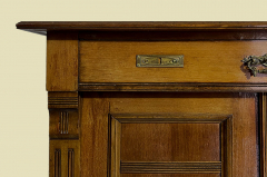 1920er Vertiko ANTIK Jugendstil Nußbaum Kommode Schrank von 1920