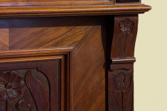 1920er Vertiko ANTIK Jugendstil Nußbaum Lebensbaum Kommode Schrank von 1920