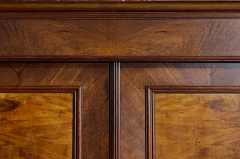 1880er Kleiderschrank ANTIK Gründerzeit Nußbaum Schrank von 1880