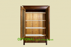 1880er Kleiderschrank ANTIK Gründerzeit Nußbaum Schrank von 1880
