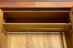 1880er Kleiderschrank ANTIK Gründerzeit Nußbaum Schrank von 1880