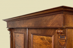 1880er Kleiderschrank ANTIK Gründerzeit Nußbaum Schrank von 1880