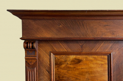 1880er Kleiderschrank ANTIK Gründerzeit Nußbaum Schrank von 1880