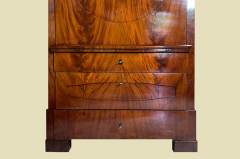 Echter Biedermeier Mahagoni Schreibtisch Aufsatz Sekretär von 1800-1820 - RESTAURIERT -