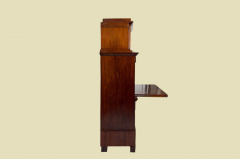 Echter Biedermeier Mahagoni Schreibtisch Aufsatz Sekretär von 1800-1820 - RESTAURIERT -