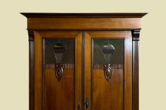 -RESERVIERT- 1920er Kleiderschrank ANTIK Jugendstil Nußbaum Schrank von 1920