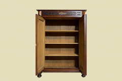 1880er Vertiko ANTIK Gründerzeit Nußbaum Säulen Kommode Schrank von 1880