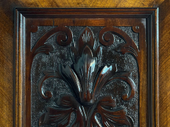 Edler 1880er Kleiderschrank ANTIK Gründerzeit Nußbaum Säulen Schrank von 1880