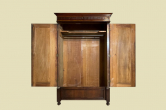 Edler 1880er Kleiderschrank ANTIK Gründerzeit Nußbaum Säulen Schrank von 1880