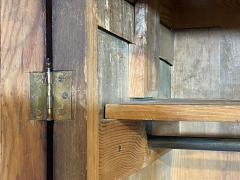 Edler 1880er Kleiderschrank ANTIK Gründerzeit Nußbaum Säulen Schrank von 1880