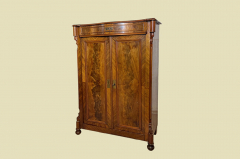 1840er Vertiko ANTIK Louis Philippe Mahagoni Schrank Kommode von 1840