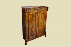 1840er Vertiko ANTIK Louis Philippe Mahagoni Schrank Kommode von 1840