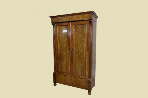 1880er Kleiderschrank ANTIK Gründerzeit Nußbaum VINTAGE Schrank von 1880