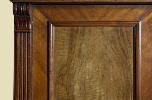 1880er Kleiderschrank ANTIK Gründerzeit Nußbaum VINTAGE Schrank von 1880