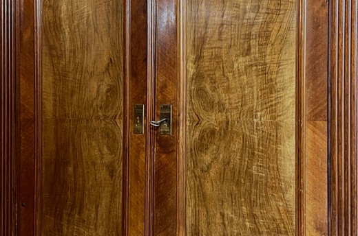 1880er Kleiderschrank ANTIK Gründerzeit Nußbaum VINTAGE Schrank von 1880