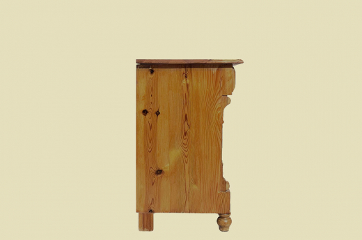 1880er Kommode ANTIK Gründerzeit VINTAGE Weichholz Halbschrank Schrank von 1880