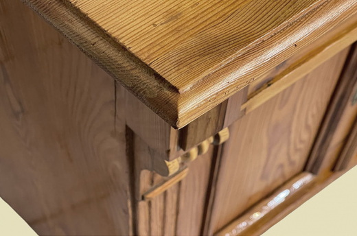 1880er Kommode ANTIK Gründerzeit VINTAGE Weichholz Halbschrank Schrank von 1880