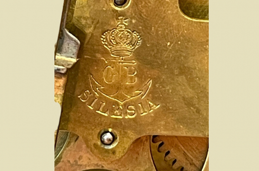 1880er GUSTAV BECKER Freischwinger Wand Uhr ANTIK Gründerzeit VINTAGE von 1880