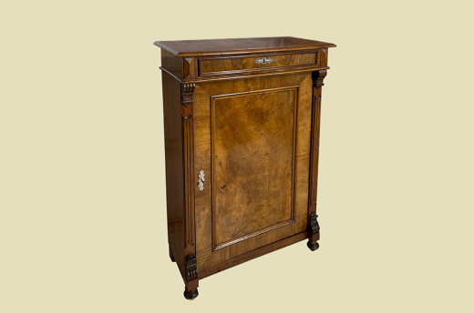 1880er Vertiko ANTIK Gründerzeit VINTAGE Nußbaum Kommode Schrank von 1880