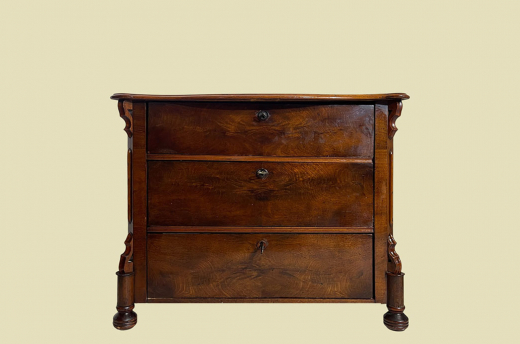 Kommode ANTIK Louis Philippe VINTAGE Mahagoni Schrank Sideboard von 1840