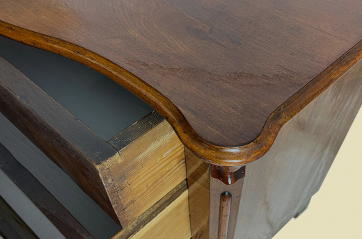 Kommode ANTIK Louis Philippe VINTAGE Mahagoni Schrank Sideboard von 1840
