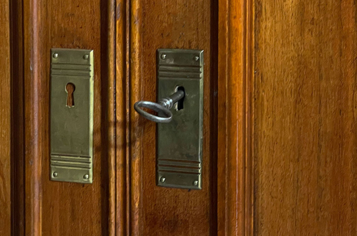 1920er Vertiko ANTIK Jugendstil VINTAGE Lebensbaum Kommode Schrank von 1920