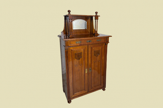 1920er Vertiko ANTIK Jugendstil VINTAGE Lebensbaum Kommode Schrank von 1920