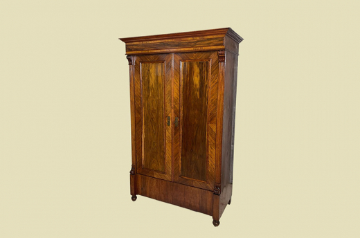 1880er Kleiderschrank ANTIK Gründerzeit Nußbaum VINTAGE Schrank von 1880