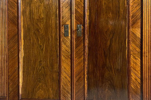 1880er Kleiderschrank ANTIK Gründerzeit Nußbaum VINTAGE Schrank von 1880
