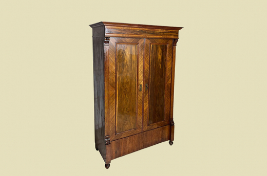 1880er Kleiderschrank ANTIK Gründerzeit Nußbaum VINTAGE Schrank von 1880