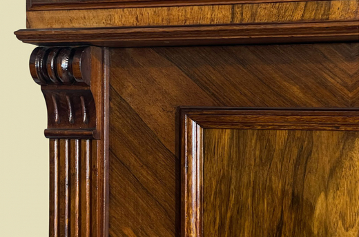 1880er Kleiderschrank ANTIK Gründerzeit Nußbaum VINTAGE Schrank von 1880