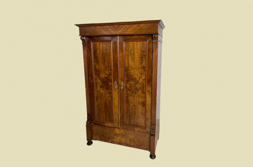 1880er Kleiderschrank ANTIK Gründerzeit Nußbaum VINTAGE Schrank von 1880