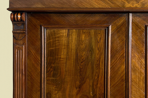 1880er Kleiderschrank ANTIK Gründerzeit Nußbaum VINTAGE Schrank von 1880