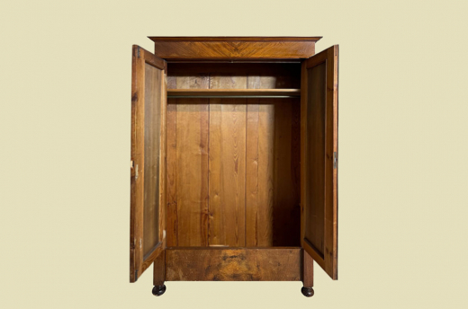 1880er Kleiderschrank ANTIK Gründerzeit Nußbaum VINTAGE Schrank von 1880