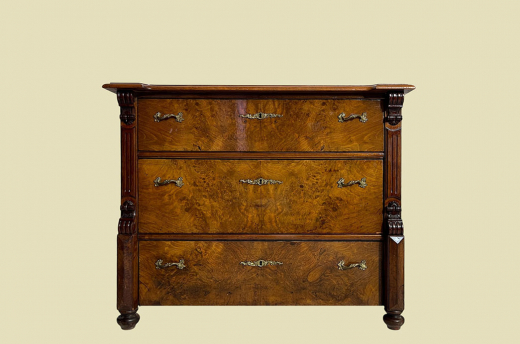1880er Kommode ANTIK Gründerzeit Nußbaum Sideboard Schrank von 1880