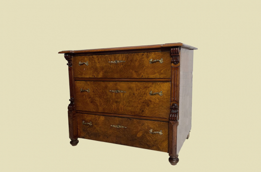 1880er Kommode ANTIK Gründerzeit Nußbaum Sideboard Schrank von 1880