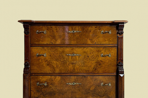 1880er Kommode ANTIK Gründerzeit Nußbaum Sideboard Schrank von 1880