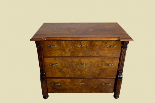 1880er Kommode ANTIK Gründerzeit Nußbaum Sideboard Schrank von 1880