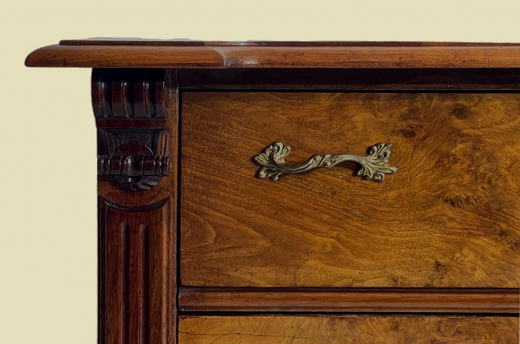 1880er Kommode ANTIK Gründerzeit Nußbaum Sideboard Schrank von 1880