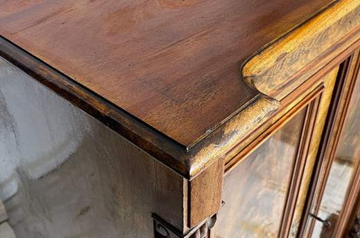 1880er Vertiko ANTIK Gründerzeit VINTAGE Nußbaum Kommode Schrank von 1880